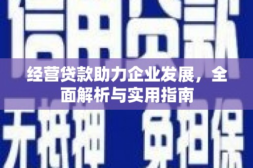 呼和浩特经营贷款助力企业发展，全面解析与实用指南