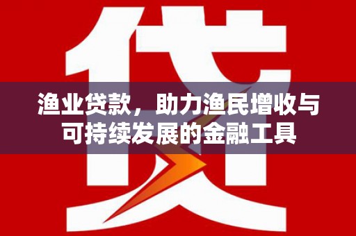 呼和浩特渔业贷款，助力渔民增收与可持续发展的金融工具