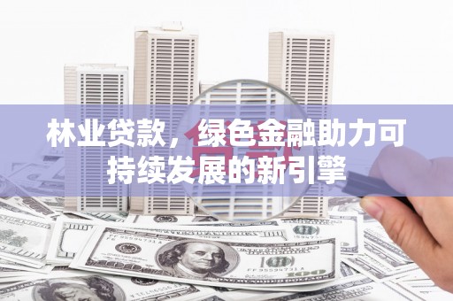 呼和浩特林业贷款，绿色金融助力可持续发展的新引擎