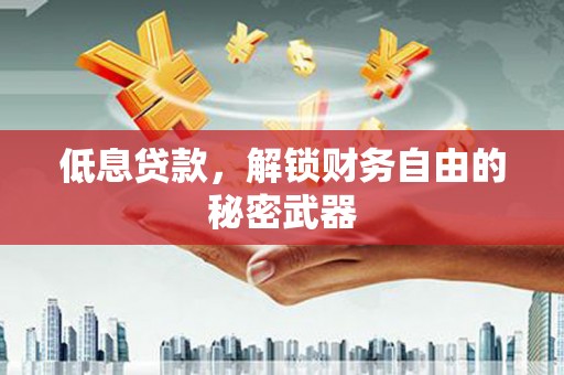 呼和浩特低息贷款，解锁财务自由的秘密武器