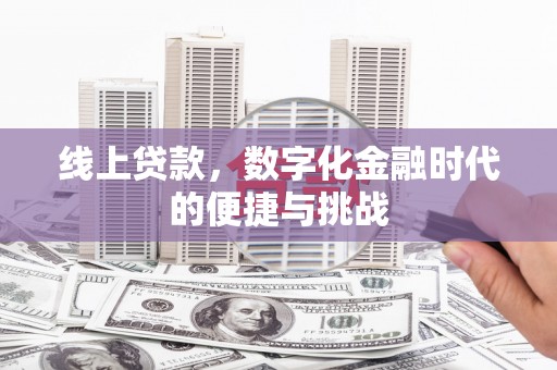 呼和浩特线上贷款，数字化金融时代的便捷与挑战