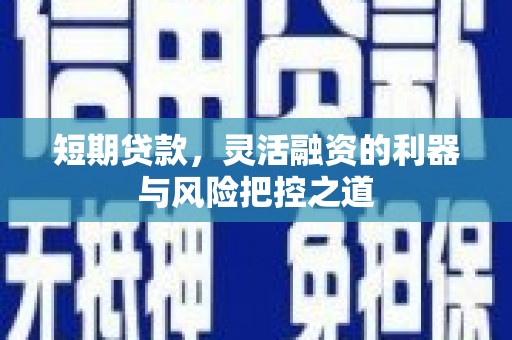 呼和浩特短期贷款，灵活融资的利器与风险把控之道