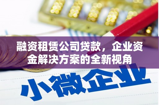 呼和浩特融资租赁公司贷款，企业资金解决方案的全新视角