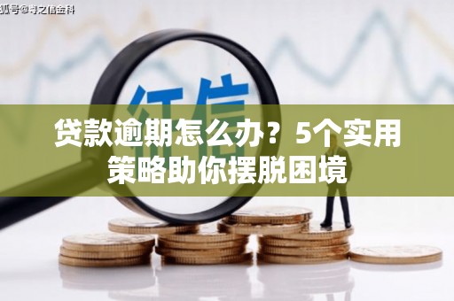 呼和浩特贷款逾期怎么办？5个实用策略助你摆脱困境