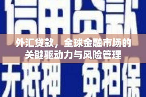 呼和浩特外汇贷款，全球金融市场的关键驱动力与风险管理