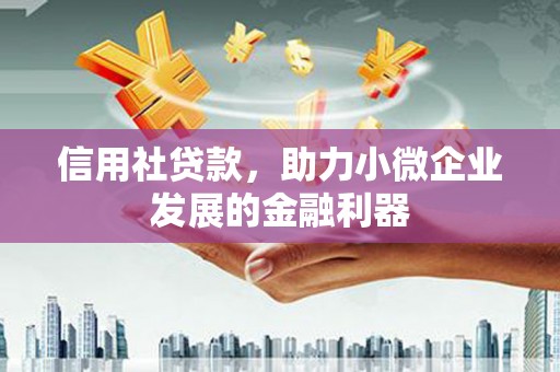 呼和浩特信用社贷款，助力小微企业发展的金融利器