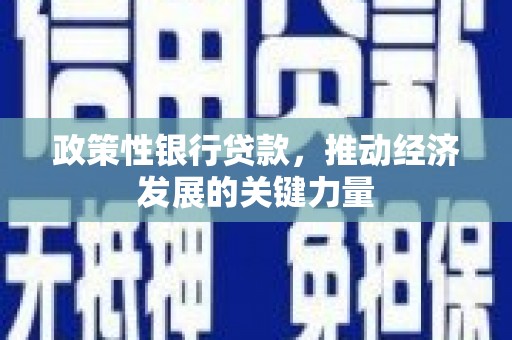 呼和浩特政策性银行贷款，推动经济发展的关键力量