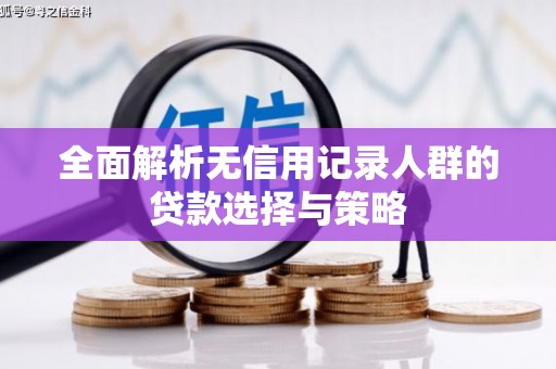 呼和浩特全面解析无信用记录人群的贷款选择与策略
