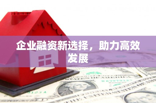 呼和浩特企业融资新选择，助力高效发展